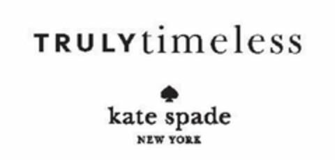 TRULY TIMELESS KATE SPADE NEW YORK Logo (USPTO, 06.02.2018)