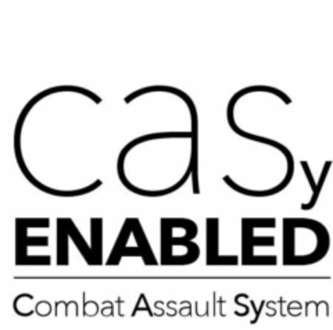 C A SY ENABLED COMBAT ASSAULT  SYSTEM Logo (USPTO, 07/27/2018)