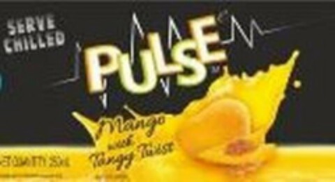 PULSE SERVE CHILLED MANGO WITH TANGY TWIST Logo (USPTO, 24.09.2018)