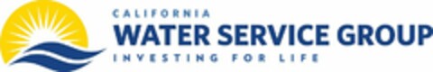 CALIFORNIA WATER SERVICE GROUP INVESTING FOR LIFE Logo (USPTO, 10/07/2019)