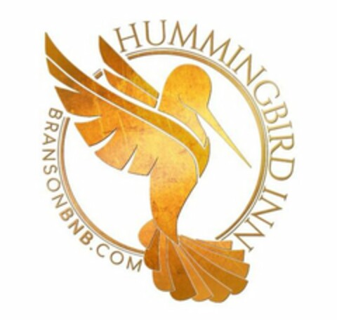 HUMMINGBIRD INN BRANSONBNB.COM Logo (USPTO, 22.11.2019)