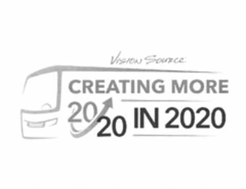 VISION SOURCE CREATING MORE 20/20 IN 2020 Logo (USPTO, 07.02.2020)