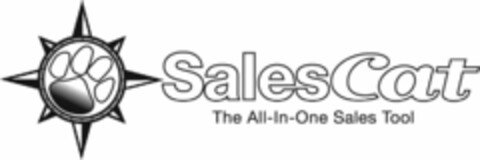 SALESCAT THE ALL-IN-ONE SALES TOOL Logo (USPTO, 07.04.2009)