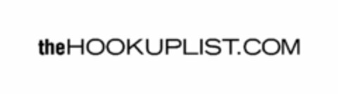 THEHOOKUPLIST.COM Logo (USPTO, 13.09.2010)