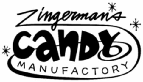 ZINGERMANS CANDY MANUFACTORY Logo (USPTO, 24.11.2010)