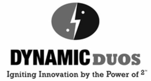 DYNAMIC DUOS IGNITING INNOVATION BY THEPOWER OF 2 Logo (USPTO, 03.11.2011)