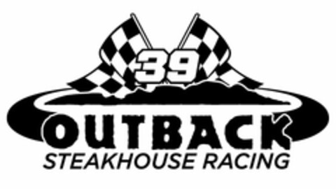 OUTBACK STEAKHOUSE RACING 39 Logo (USPTO, 11/09/2011)