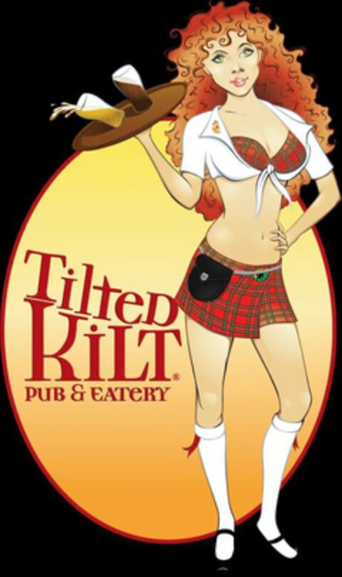 TILTED KILT PUB & EATERY Logo (USPTO, 12/15/2011)