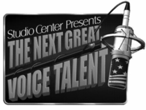 STUDIO CENTER PRESENTS THE NEXT GREAT VOICE TALENT Logo (USPTO, 08.06.2012)