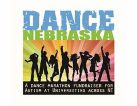 DANCE NEBRASKA A DANCE MARATHON FUNDRAISER FOR AUTISM AT UNIVERSITIES ACROSS NE Logo (USPTO, 12.12.2012)