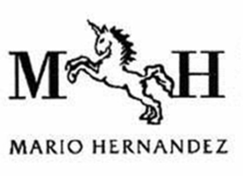 M H MARIO HERNANDEZ Logo (USPTO, 27.12.2012)