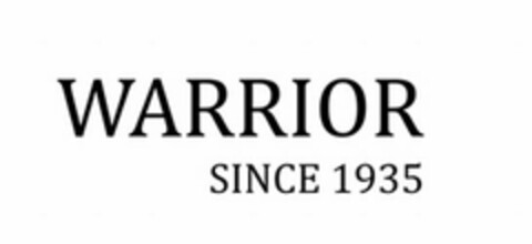 WARRIOR SINCE 1935 Logo (USPTO, 18.06.2013)