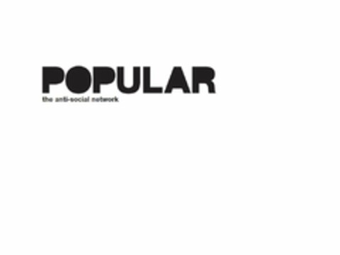 POPULAR THE ANTI-SOCIAL NETWORK Logo (USPTO, 18.07.2014)