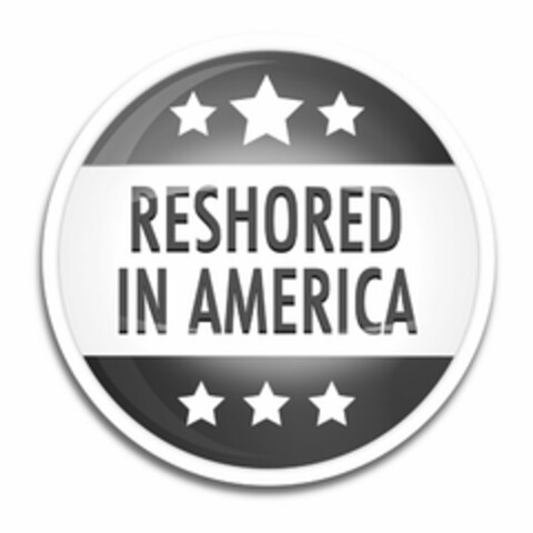 RESHORED IN AMERICA Logo (USPTO, 22.07.2014)