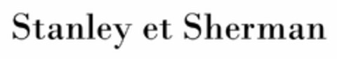 STANLEY ET SHERMAN Logo (USPTO, 23.03.2015)