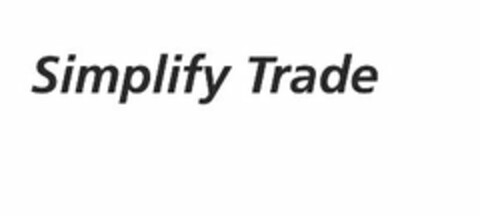 SIMPLIFY TRADE Logo (USPTO, 20.04.2015)