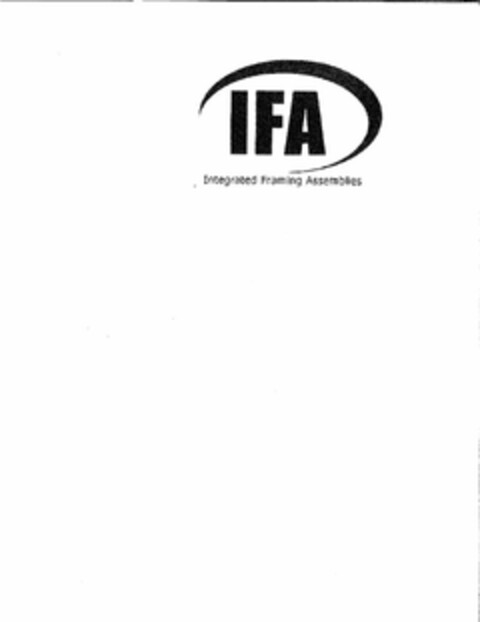 IFA INTEGRATED FRAMING ASSEMBLIES Logo (USPTO, 05.05.2015)