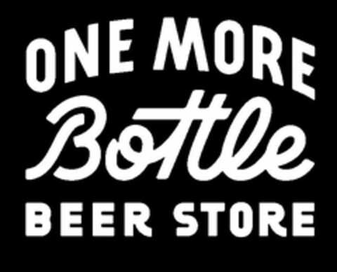 ONE MORE BOTTLE BEER STORE Logo (USPTO, 11.06.2015)