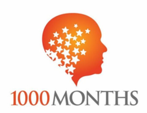 1000 MONTHS Logo (USPTO, 28.06.2015)