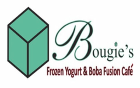 BOUGIE'S FROZEN YOGURT & BOBA FUSION CAFÉ Logo (USPTO, 23.07.2015)