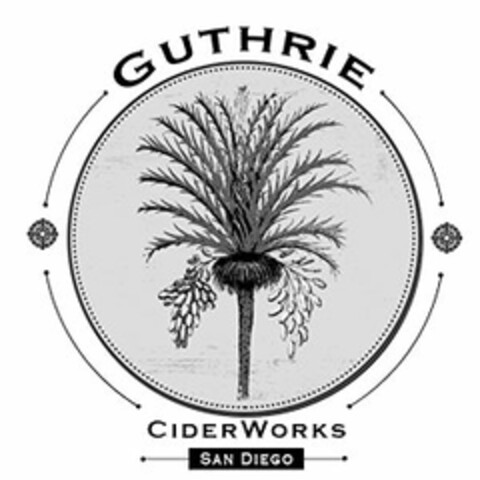 GUTHRIE CIDERWORKS SAN DIEGO Logo (USPTO, 15.08.2015)