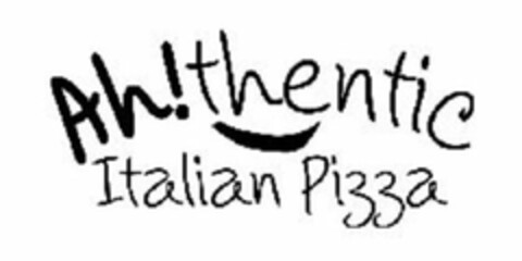 AH!THENTIC ITALIAN PIZZA Logo (USPTO, 02/12/2016)