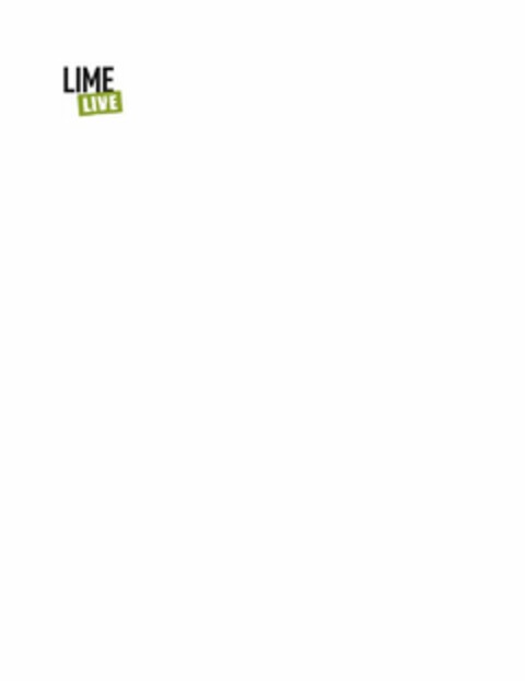 LIME LIVE Logo (USPTO, 03/08/2016)