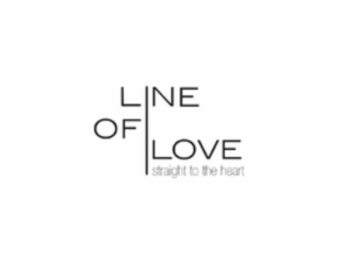 LINE OF LOVE STRAIGHT TO THE HEART Logo (USPTO, 19.04.2016)