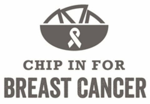 CHIP IN FOR BREAST CANCER Logo (USPTO, 01.06.2016)