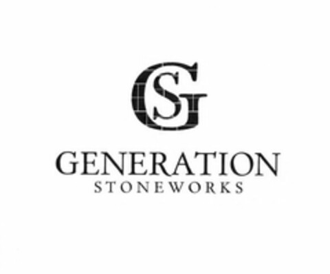 GS GENERATION STONEWORKS Logo (USPTO, 13.10.2016)