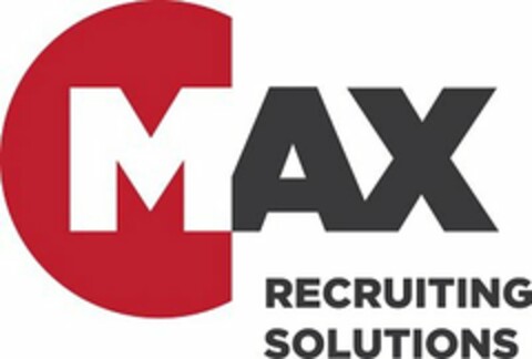 MAX RECRUITING SOLUTIONS Logo (USPTO, 05/11/2017)