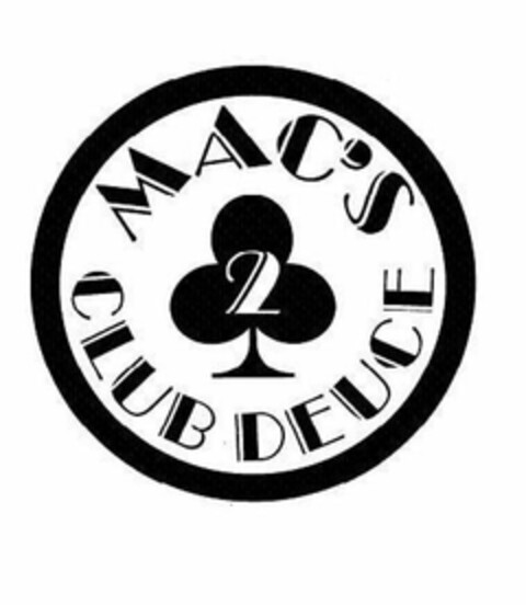 MAC'S CLUB DEUCE Logo (USPTO, 09.06.2017)