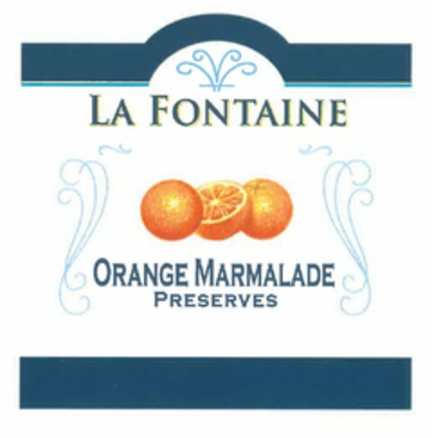 LA FONTAINE ORANGE MARMALADE PRESERVES Logo (USPTO, 22.12.2017)