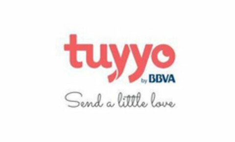 TUYYO BY BBVA SEND A LITTLE LOVE Logo (USPTO, 02/02/2018)