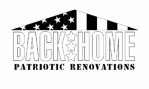 BACK HOME PATRIOTIC RENOVATIONS Logo (USPTO, 27.04.2018)