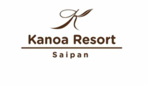 K, KANOA RESORT SAIPAN Logo (USPTO, 04.06.2018)