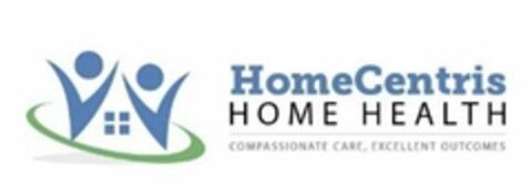 HOMECENTRIS HOME HEALTH COMPASSONATE CARE, EXCELLENT OUTCOMES Logo (USPTO, 07/03/2018)