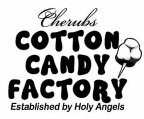 CHERUBS COTTON CANDY FACTORY ESTABLISHED BY THE HOLY ANGELS Logo (USPTO, 26.10.2018)