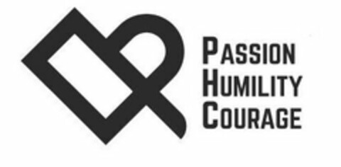 PASSION HUMILITY COURAGE Logo (USPTO, 22.01.2019)