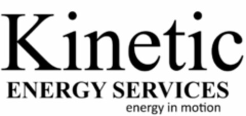 KINETIC ENERGY SERVICES ENERGY IN MOTION Logo (USPTO, 30.05.2019)