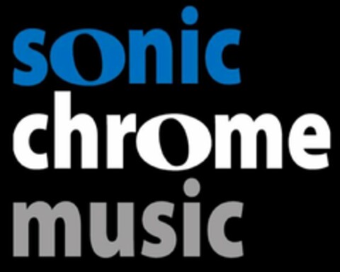 SONIC CHROME MUSIC Logo (USPTO, 01.06.2019)