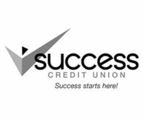 SUCCESS CREDIT UNION SUCCESS STARTS HERE! Logo (USPTO, 04.09.2019)