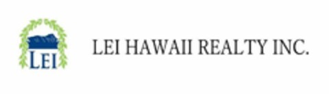 LEI HAWAII REALTY INC. Logo (USPTO, 02.01.2020)