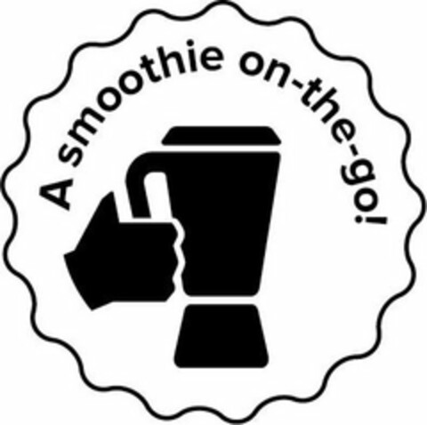 A SMOOTHIE ON-THE-GO! Logo (USPTO, 04/22/2020)