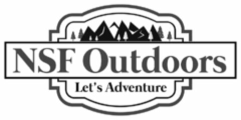 NSF OUTDOORS LET'S ADVENTURE Logo (USPTO, 11.08.2020)