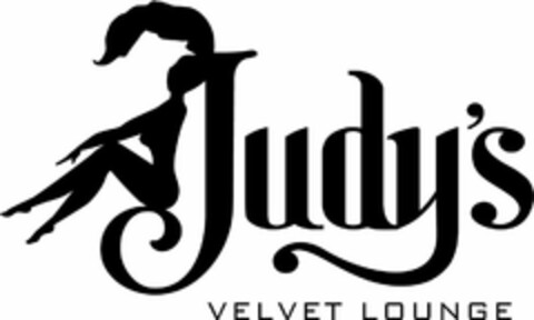 JUDY'S VELVET LOUNGE Logo (USPTO, 07/06/2009)