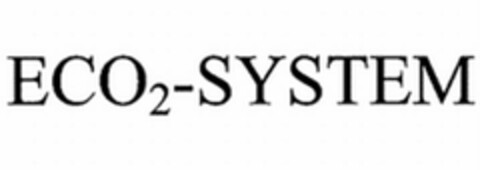 ECO2-SYSTEM Logo (USPTO, 09/23/2009)