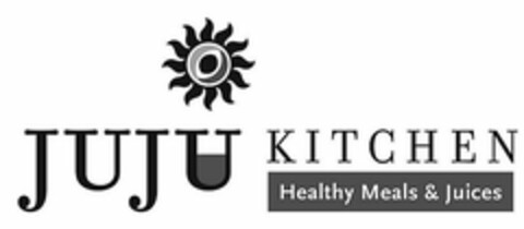 JUJU KITCHEN HEALTHY MEALS & JUICES Logo (USPTO, 22.04.2011)