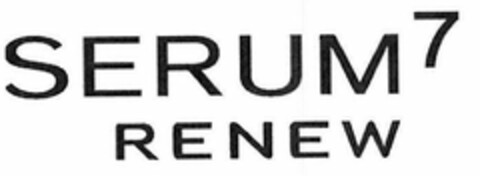 SERUM 7 RENEW Logo (USPTO, 01.08.2012)