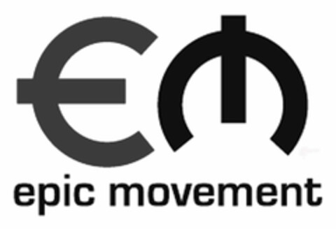 EM EPIC MOVEMENT Logo (USPTO, 09.08.2012)